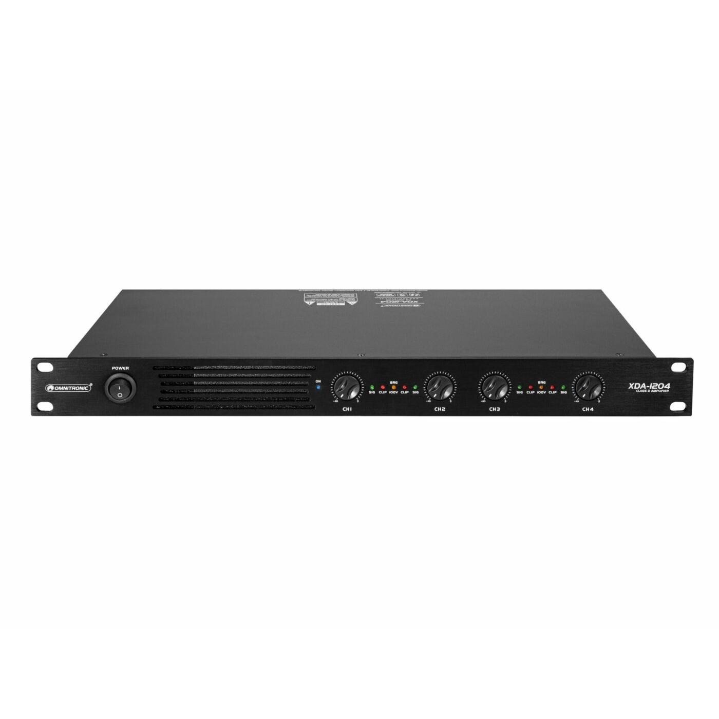 OMNITRONIC XDA-1204 4-channel Class D Amplifier - Image 4