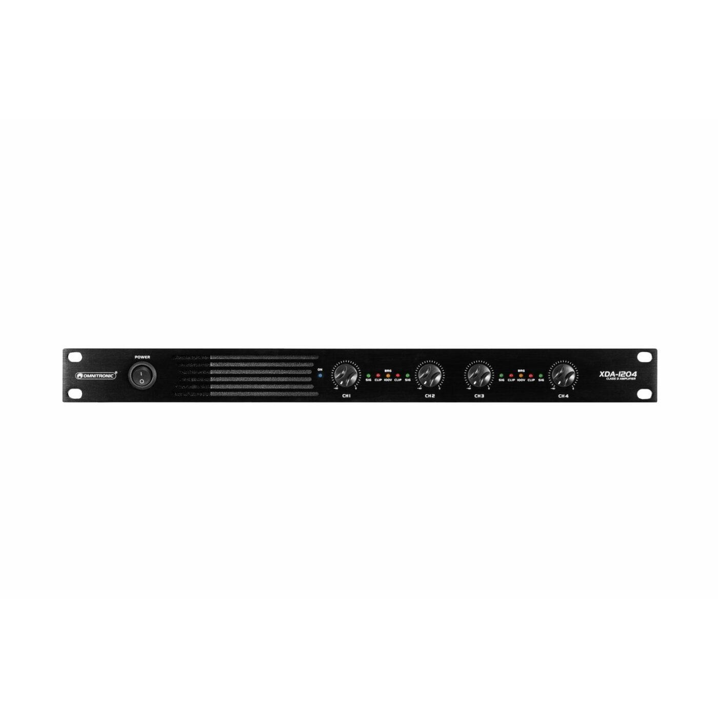 OMNITRONIC XDA-1204 4-channel Class D Amplifier - Image 5