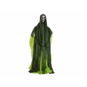 EUROPALMS Halloween Figure Skeleton with green cape