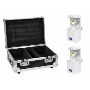 EUROLITE Set 2x LED TSL-350 Scan COB white + Case