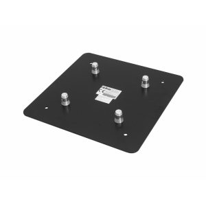 ALUTRUSS QUADLOCK End Plate M10-Male 50cm x 50cm bk