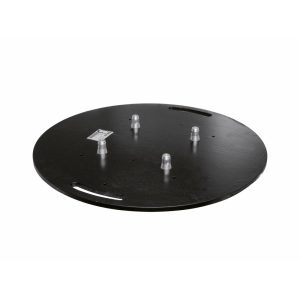 ALUTRUSS Steel Base Plate round type AM bk