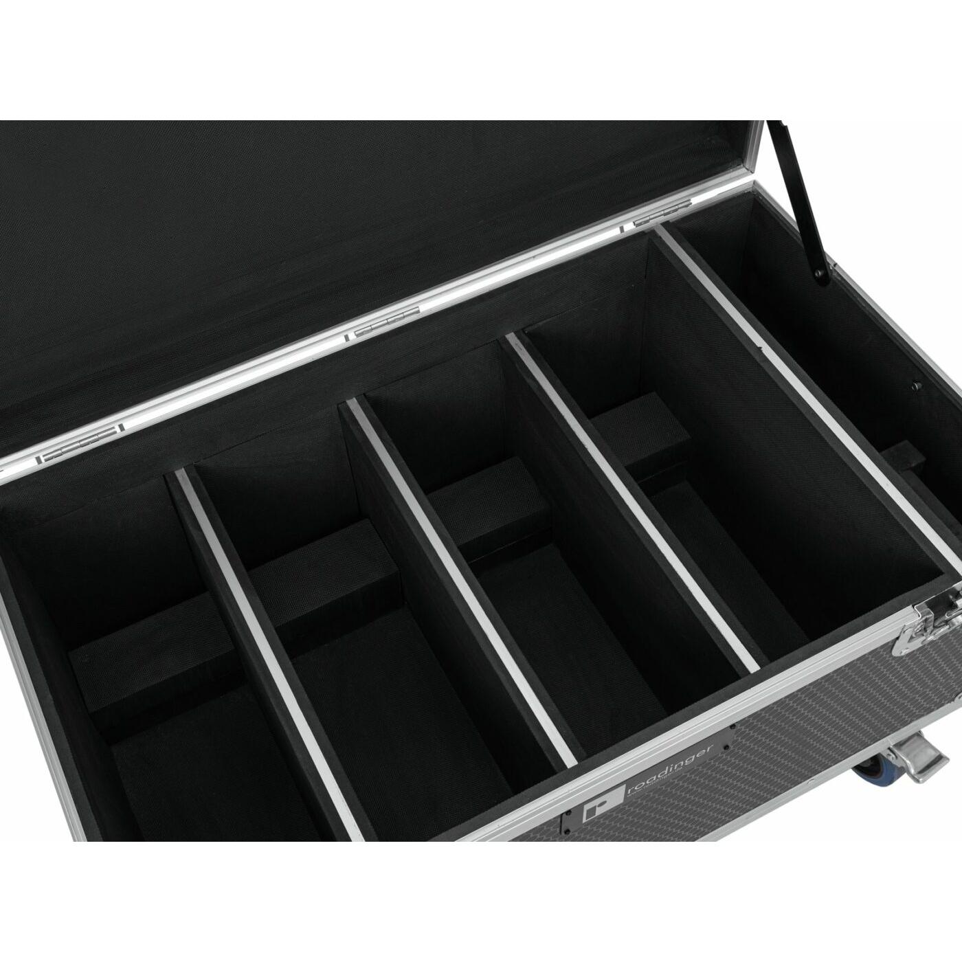 ROADINGER Flightcase 4x Multiflood IP 8x10W RGBW Wash - Image 5