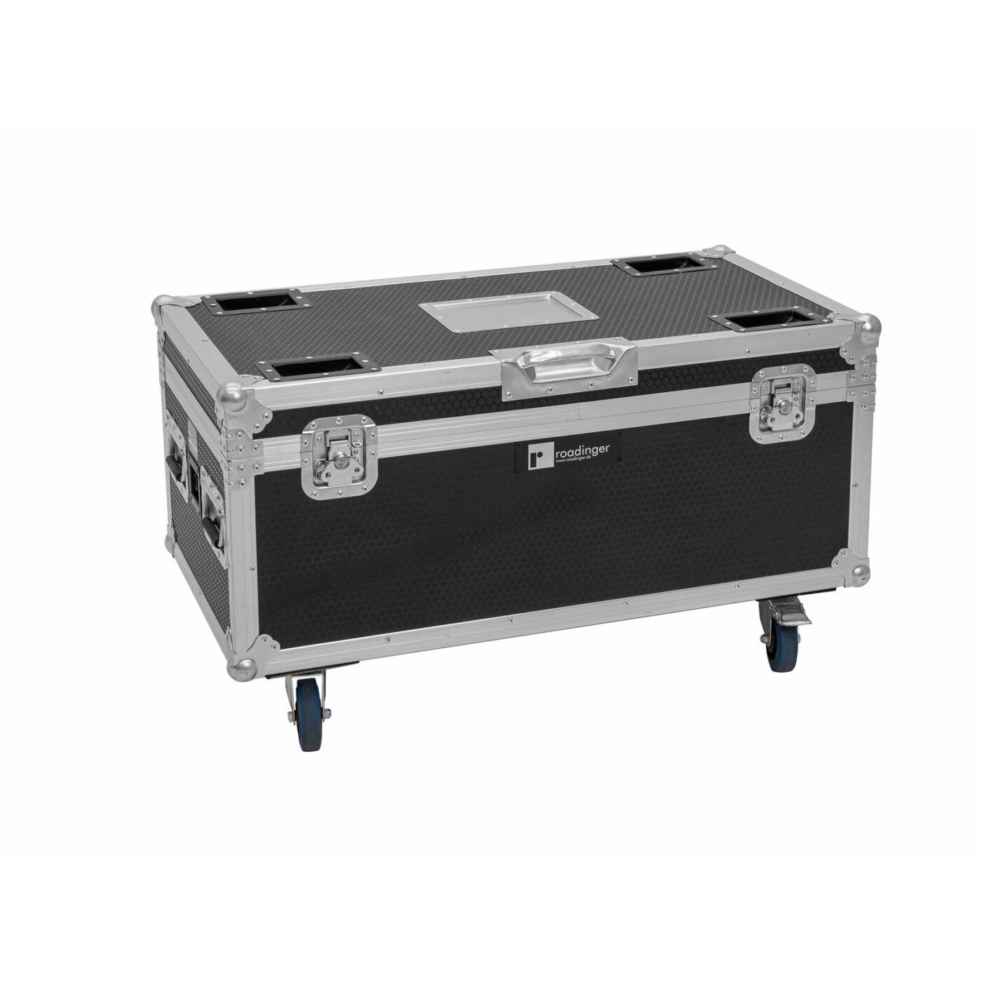 ROADINGER Flightcase 4x AKKU Multiflood IP 8x10W RGBW Wash CRMX with charging function - Image 2