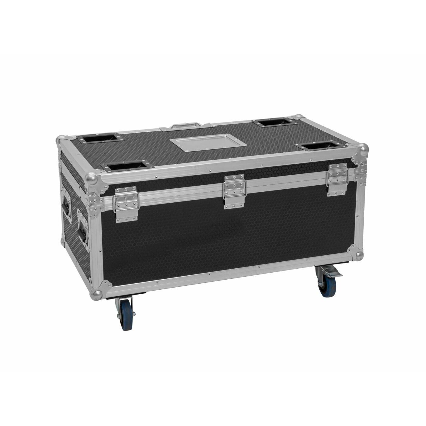 ROADINGER Flightcase 4x AKKU Multiflood IP 8x10W RGBW Wash CRMX with charging function - Image 3