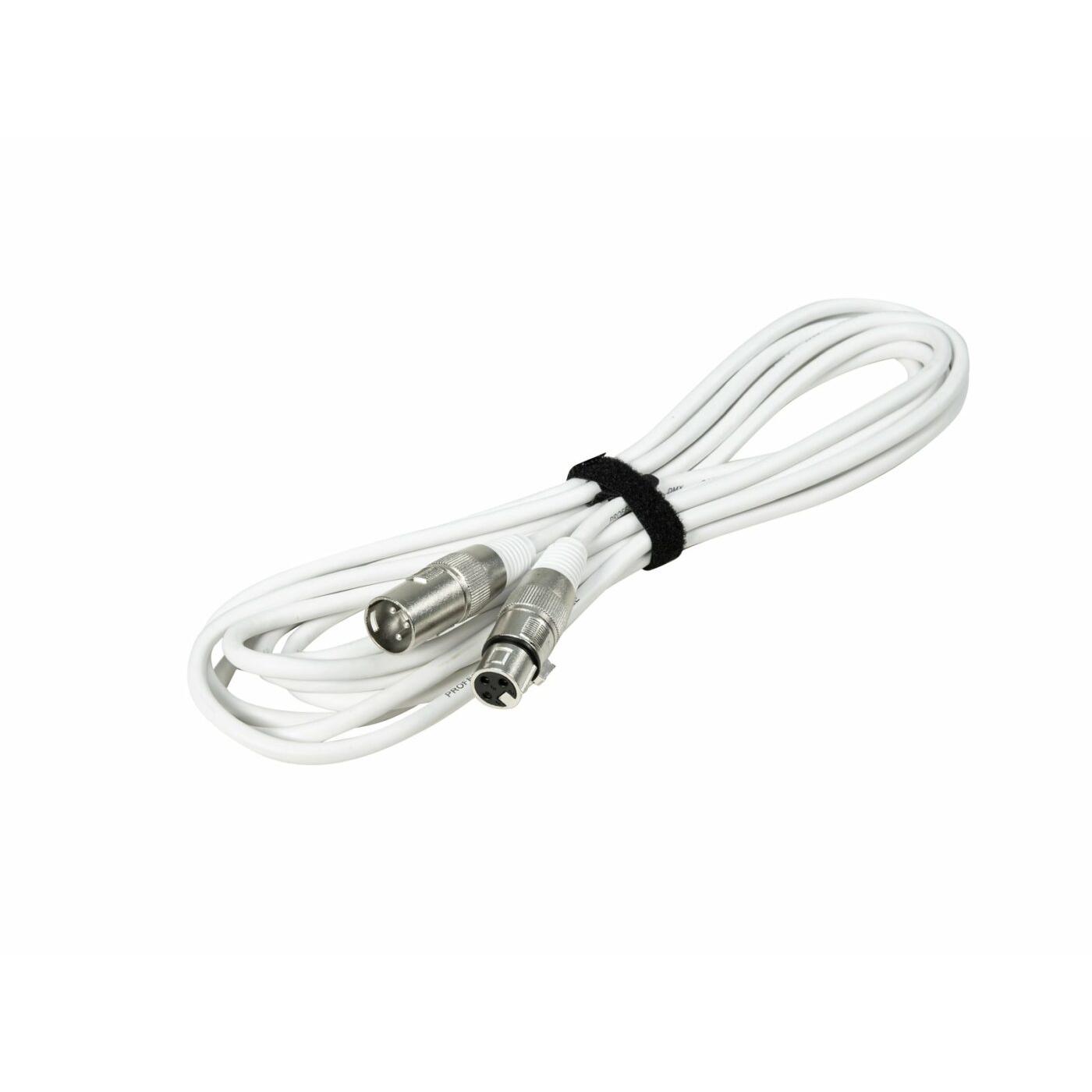 EUROLITE DMX Cable XLR 3-pin 3m white - Image 2