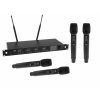 OMNITRONIC UHF-604 4-channel Wireless Mic System 520-554 MHz