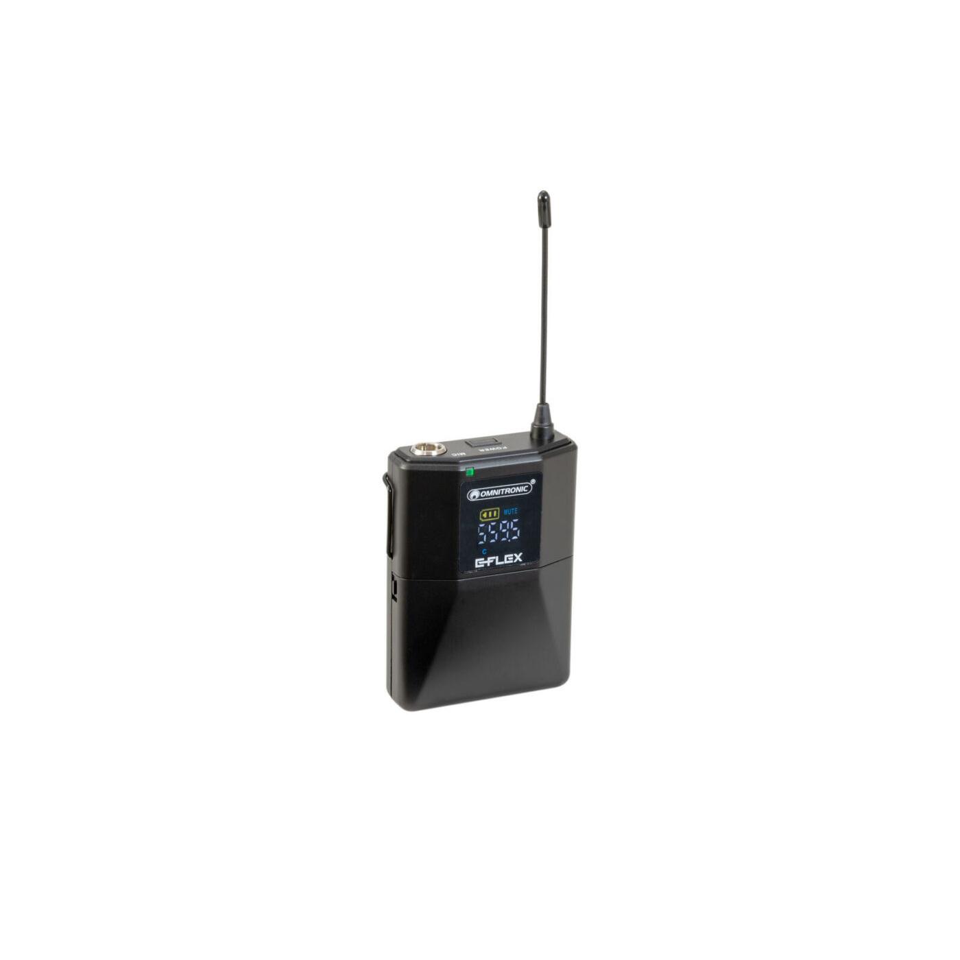 OMNITRONIC UHF E-FLEX Bodypack 559-575 MHz - Image 3