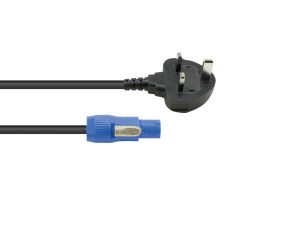 EUROLITE P-Con Stroomkabel 3x 1,0mm² 1,2m met UK Stekker