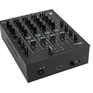 OMNITRONIC PM-404F 4-channel DJ Mixer with Filter and Bluetooth