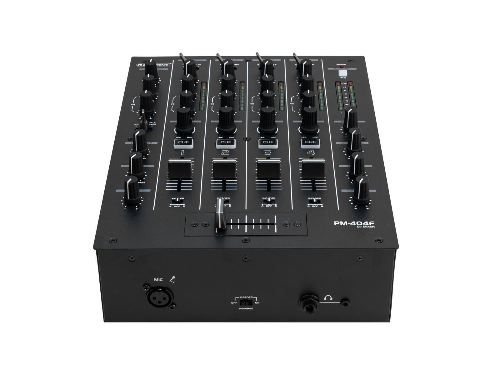 OMNITRONIC PM-404F 4-channel DJ Mixer with Filter and Bluetooth - Afbeelding 2