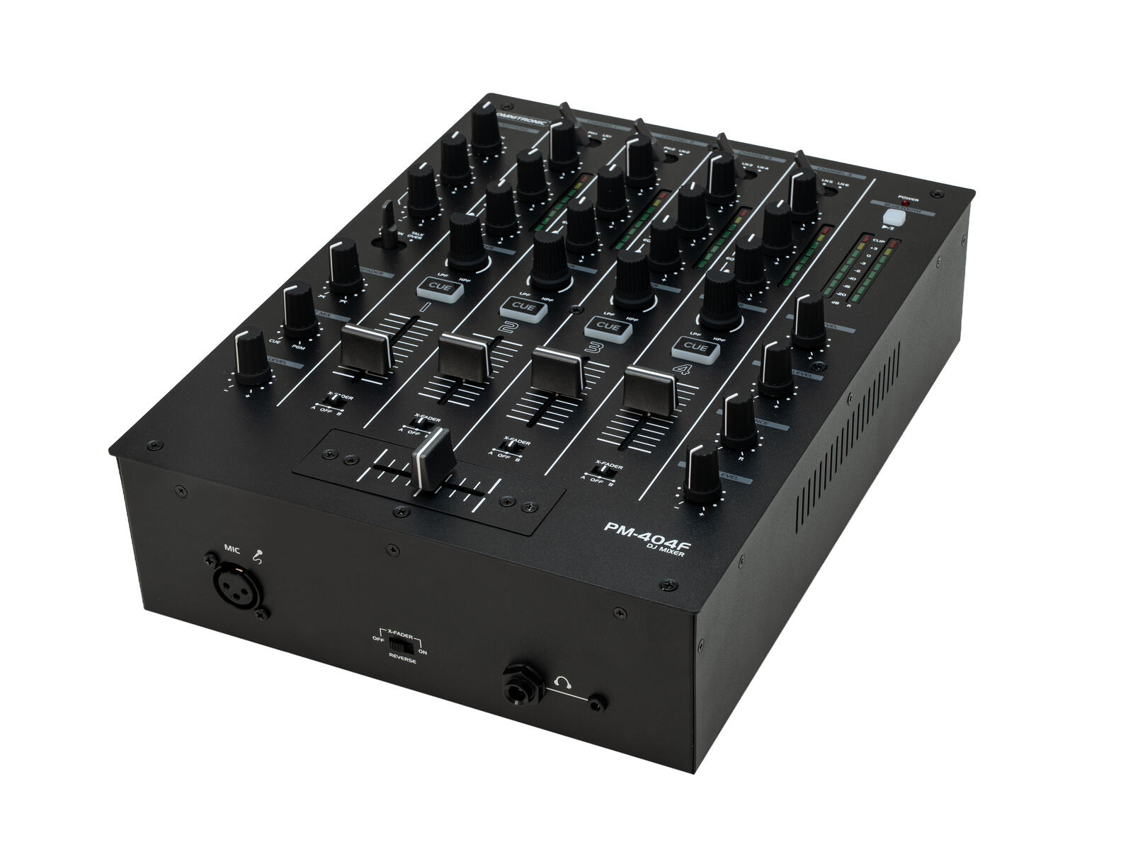 OMNITRONIC PM-404F 4-channel DJ Mixer with Filter and Bluetooth - Afbeelding 3