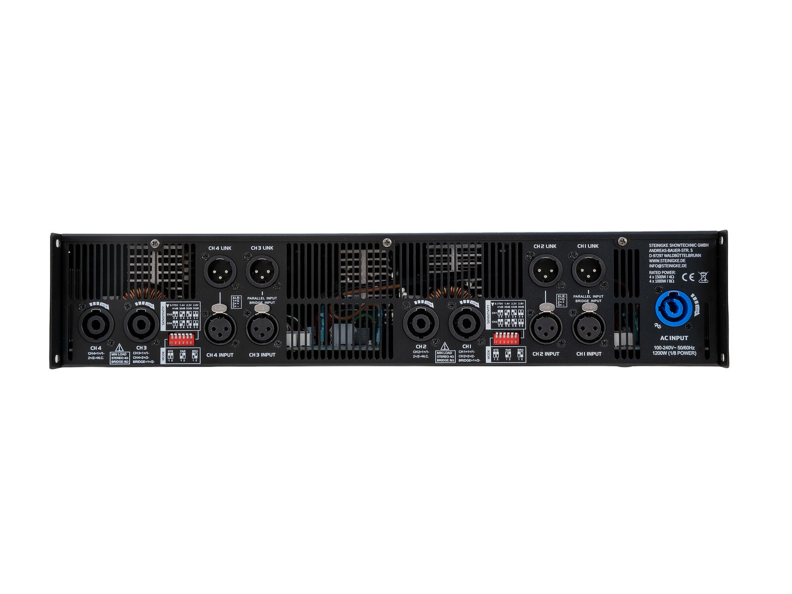 PSSO QDA-6000 MK2 4-channel Amplifier - Afbeelding 4