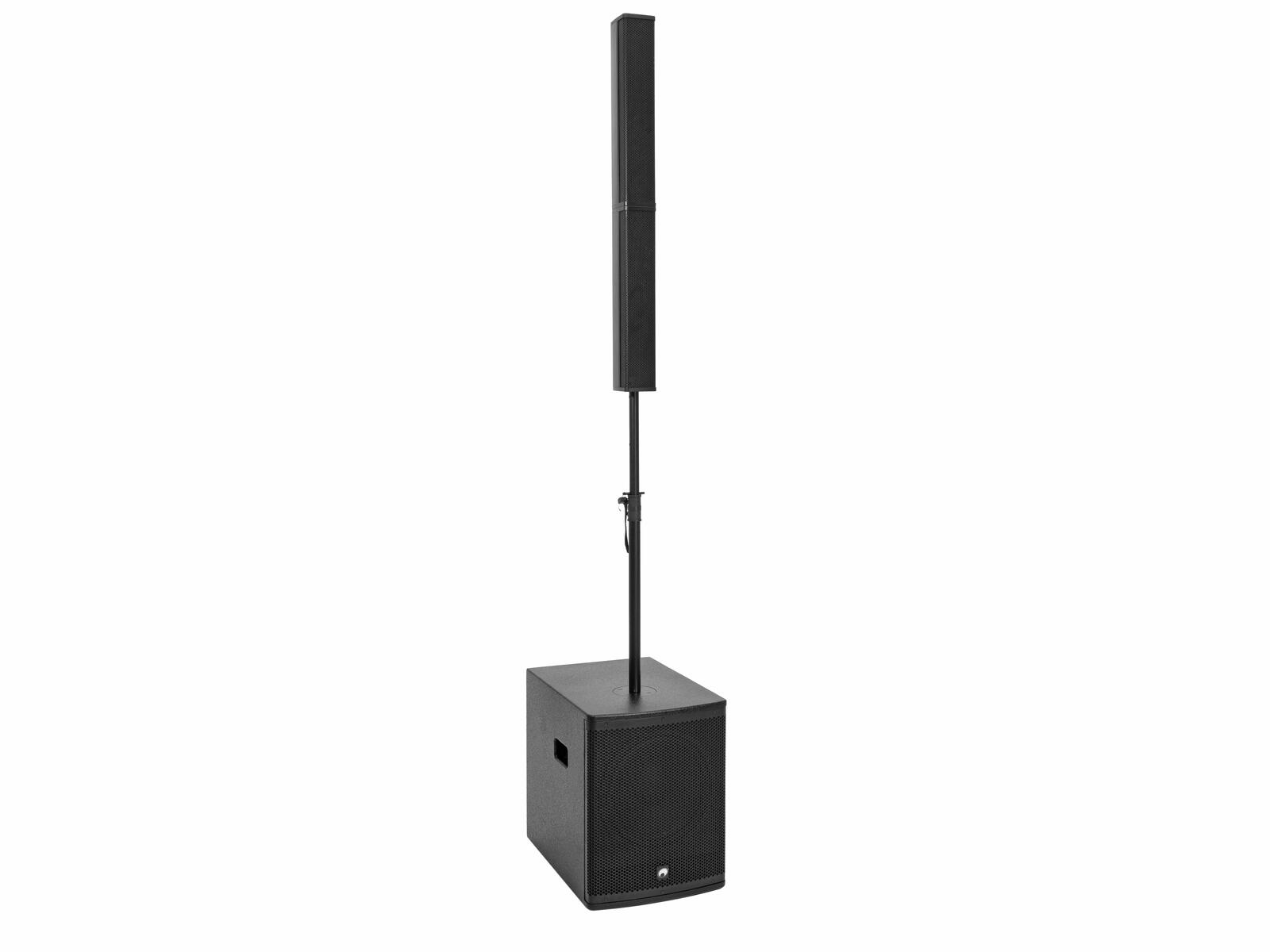 OMNITRONIC Set ROD-1283 active column speaker system + speaker stand + cover set - Afbeelding 2