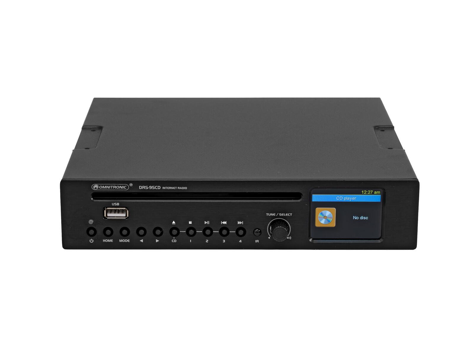 OMNITRONIC DRS-95CD Internet Radio with DAB+, Bluetooth and CD Player - Afbeelding 4