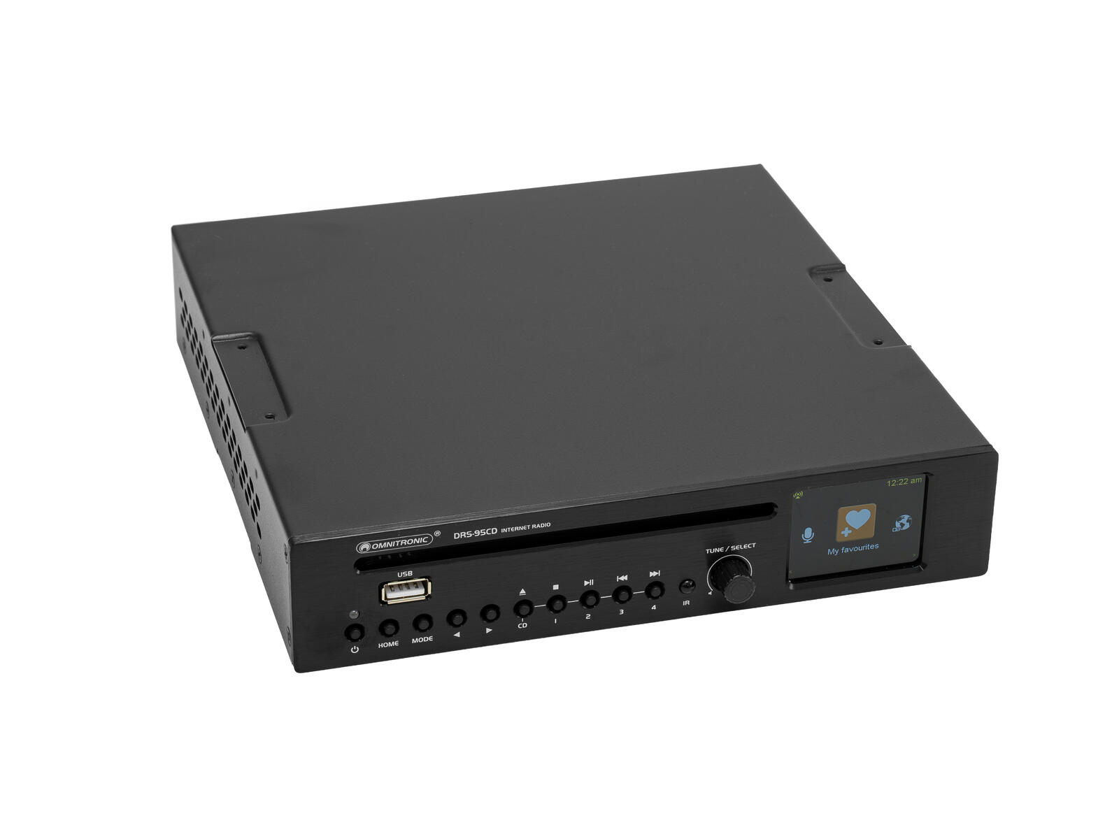 OMNITRONIC DRS-95CD Internet Radio with DAB+, Bluetooth and CD Player - Afbeelding 5