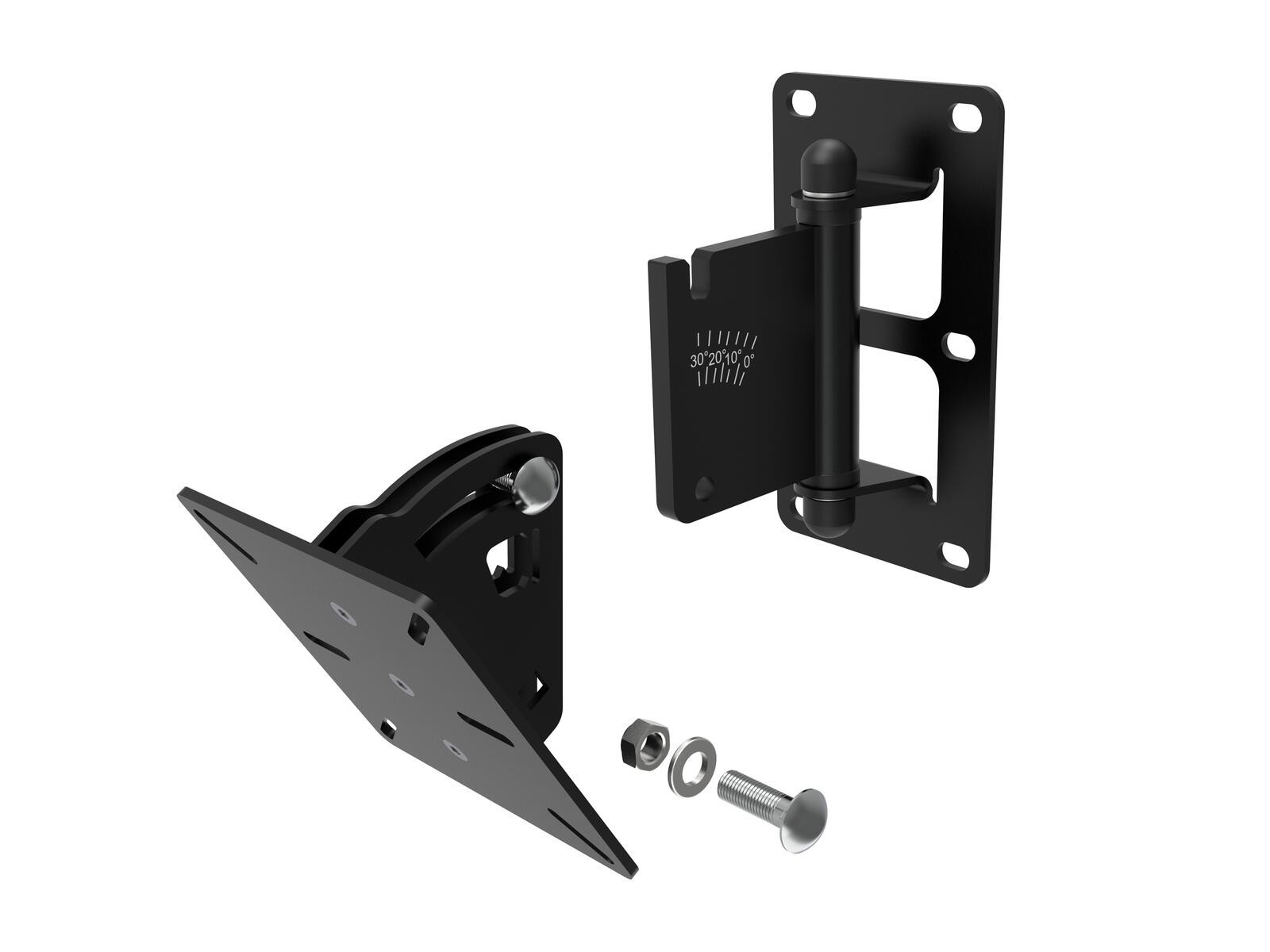 INTUSONIC VESA75-100PRO-B Speaker Bracket black - Afbeelding 2
