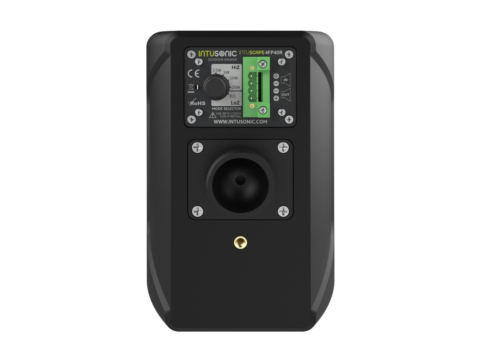 INTUSONIC 4FP40R 4" 2-way Outdoor Speaker black - Afbeelding 5