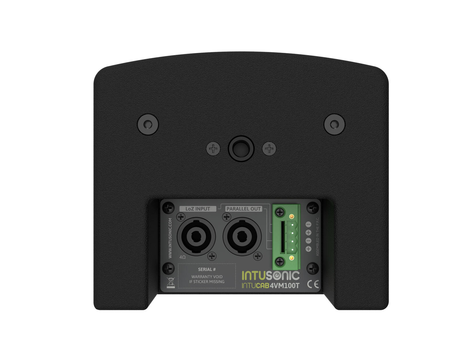 INTUSONIC 4VM100T 2-way Fullrange Column Array Speaker black - Afbeelding 5