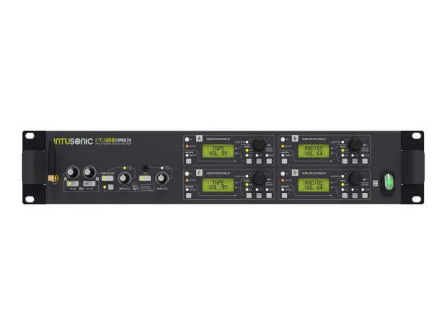 INTUSONIC HMA74 4-zone Audio Router - Buzz-Shop.nl