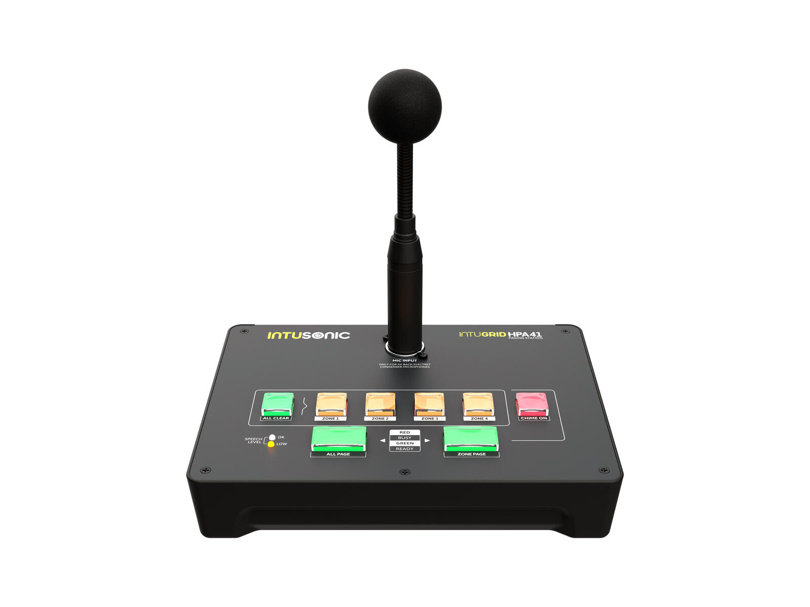 INTUSONIC HPA41 4-zone Paging Station
