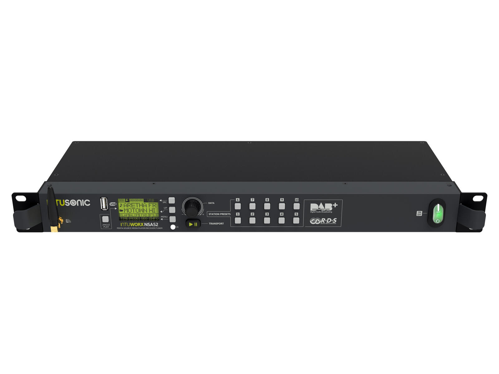 INTUSONIC NSA52 5-source Media Player with DAB+ - Afbeelding 2