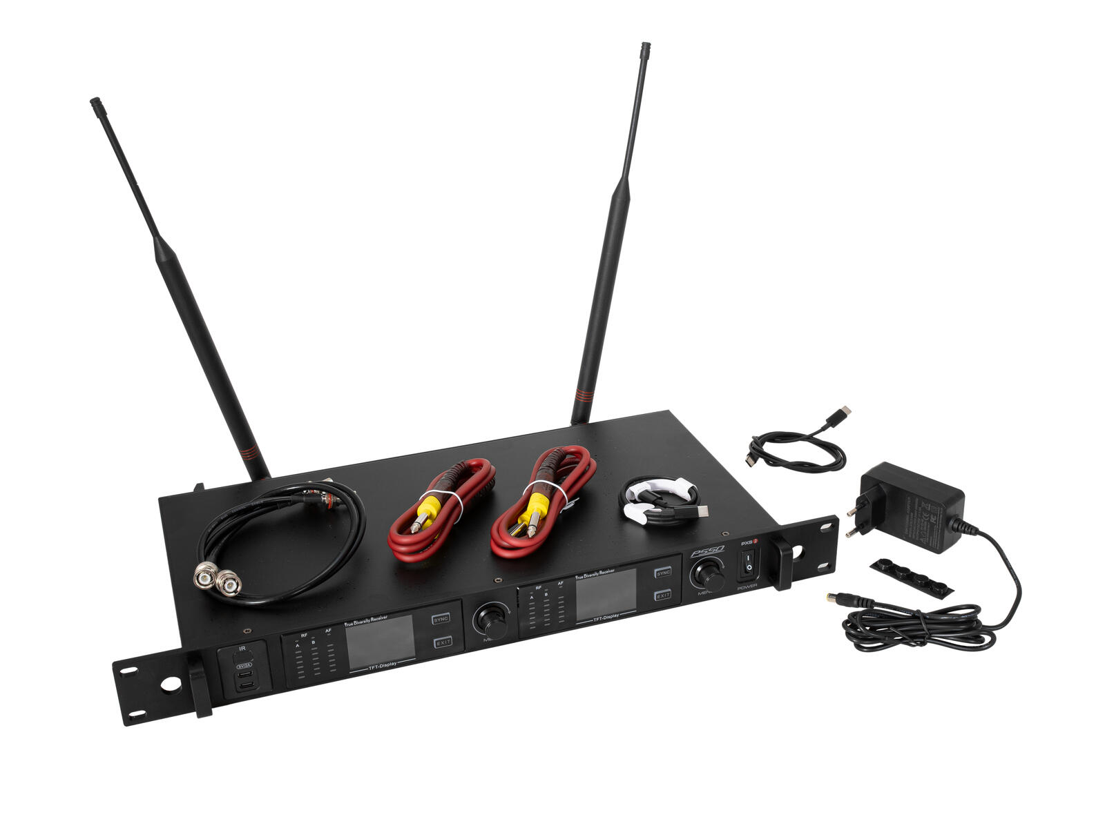 PSSO PXS TWO 2-channel True Diversity Receiver 640-690 MHz - Afbeelding 4