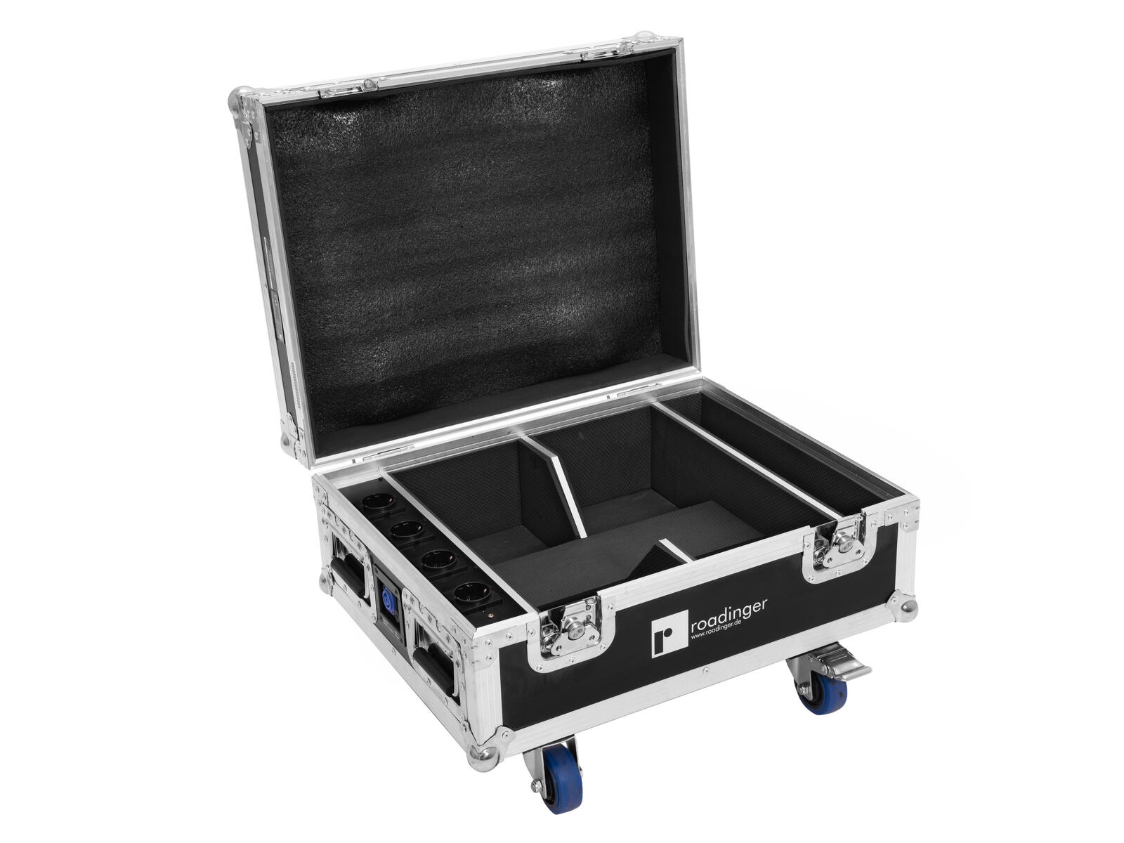 EUROLITE Set 4x AKKU IP UP-4 QCL Spot QuickDMX MK2 + Flightcase with wheels and charging function - Afbeelding 3