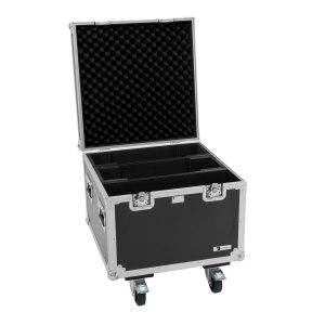 ROADINGER Flightcase PRO 2x IP Mega SWING with wheels