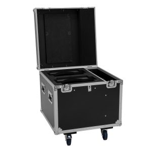 ROADINGER Flightcase PRO 2x IP TMH-W285 met wielen