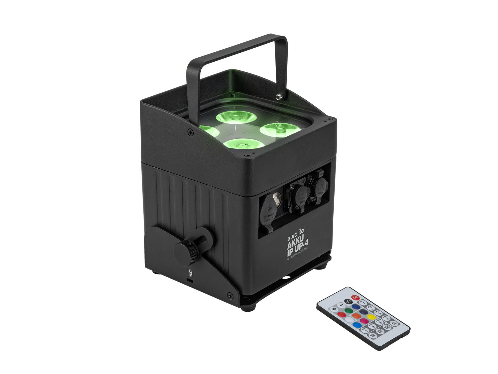 EUROLITE Set 4x AKKU IP UP-4 QCL Spot QuickDMX MK2 + Flightcase with wheels and charging function - Afbeelding 2