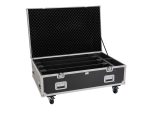 ROADINGER Flightcase PRO 4x LED BAR-8 SWING with wheels