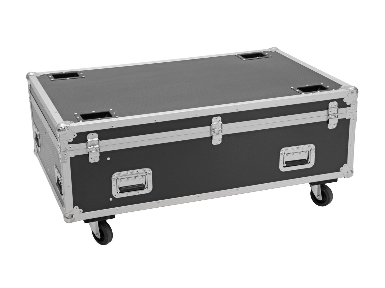 ROADINGER Flightcase PRO 4x LED BAR-8 SWING with wheels - Afbeelding 3