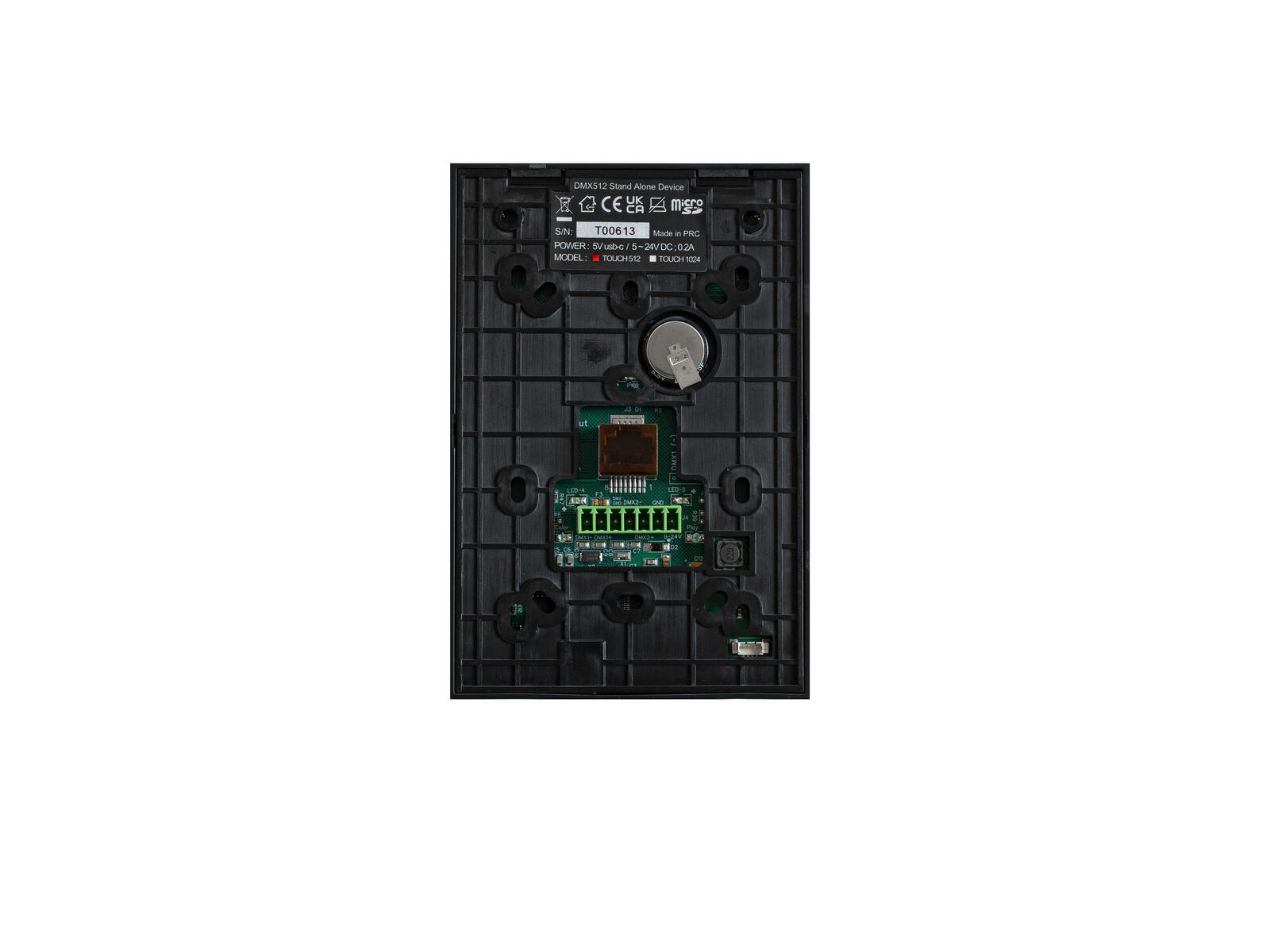 EUROLITE TOUCH-512 Standalone Player white - Afbeelding 2